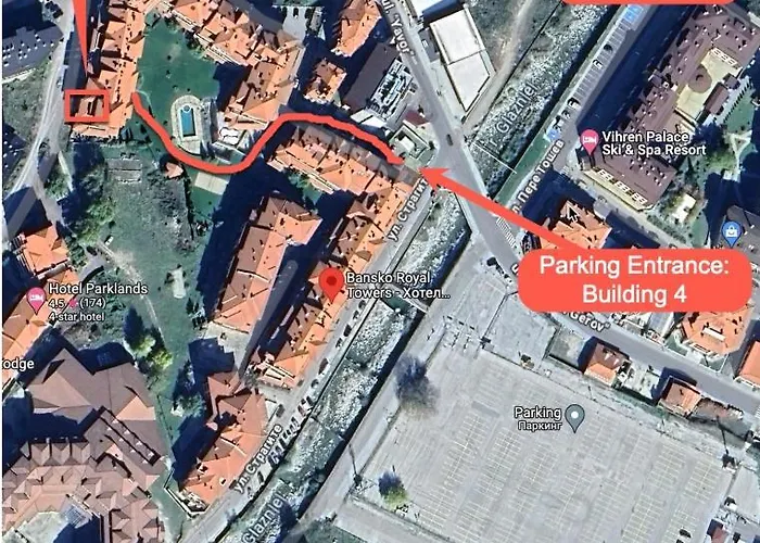 Royal Towers Thea Apartment, Modern Renovated Bathroom Appartamento Bansko